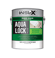 CITY PAINT & ACE HARDWARE Aqua Lock Plus is a multipurpose, 100% acrylic, water-based primer/sealer for outstanding everyday stain blocking on a variety of surfaces. It adheres to interior and exterior surfaces and can be top-coated with latex or oil-based coatings.

Blocks tough stains
Provides a mold-resistant coating, including in high-humidity areas
Quick drying
Topcoat in 1 hourboom